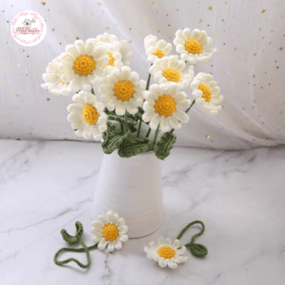 Cách Móc Hoa Bằng Len