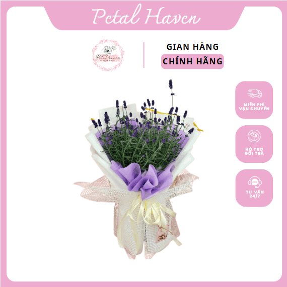 a bouquet of lavender flowers