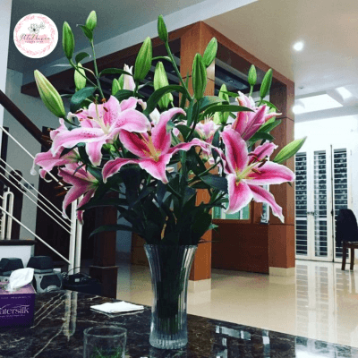 Cách cắm hoa ly _ Cách xử lý