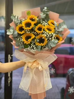 Cách cắm hoa hướng dương theo phong cách tự niên