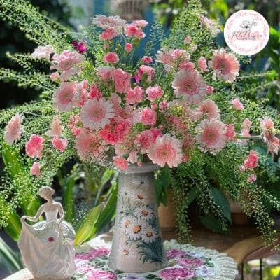 Cách cắm hoa đồng tiền phổ biến
